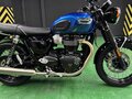 2023 Triumph Bonneville T100, синий, 1075000 рублей - вид 9