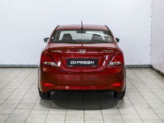 2015 Hyundai Solaris I Рестайлинг, красный, 1089000 рублей, вид 4