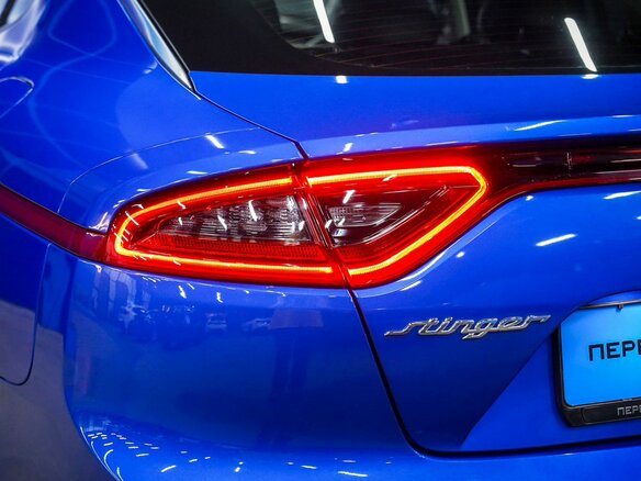 2019 Kia Stinger I, голубой, 3210000 рублей - вид 18