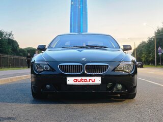 2006 BMW 6 серии 650i II (E63/E64), чёрный, 1100000 рублей, вид 2