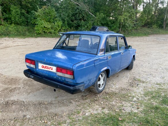 2007 Lada (ВАЗ) 2107, синий, 110000 рублей - вид 4