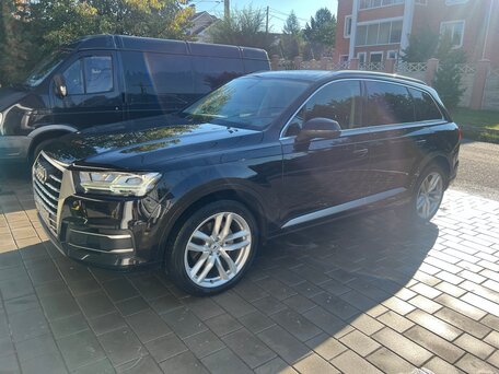 2019 Audi Q7 II (4M), синий, 3650000 рублей, вид 4