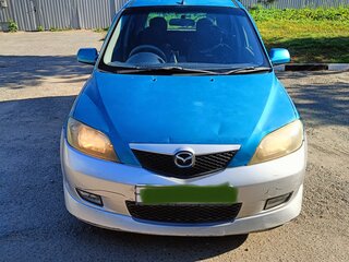 2002 Mazda Demio II (DY), голубой, 150000 рублей, вид 3