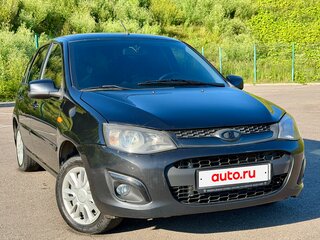 2013 Lada (ВАЗ) Kalina II, чёрный, 500000 рублей, вид 1