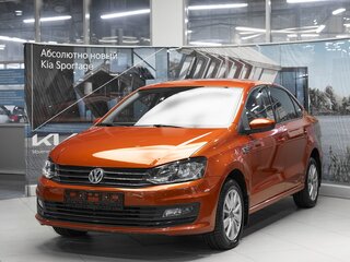 2018 Volkswagen Polo V Рестайлинг, оранжевый, 1149000 рублей, вид 1