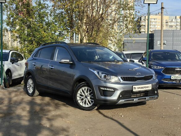 2018 Kia Rio X-Line IV, серый, 1329000 рублей - вид 3