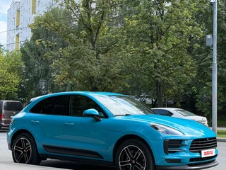 2020 Porsche Macan I Рестайлинг, синий, 5450000 рублей, вид 3