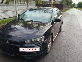 2007 Mitsubishi Lancer X, чёрный, 375000 рублей, вид 1