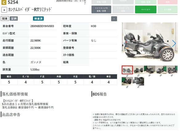 2017 BRP Can-Am Spyder, серый, 1429000 рублей - вид 9