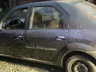 2007 Renault Logan I, серый, 125000 рублей, вид 4
