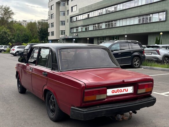 2007 Lada (ВАЗ) 2107, пурпурный - вид 2
