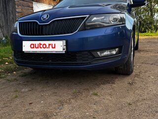 2019 Skoda Rapid I Рестайлинг, синий, 1500000 рублей, вид 3