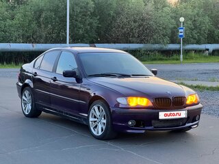 2002 BMW 3 серии 318i IV (E46) Рестайлинг, фиолетовый, 450000 рублей, вид 4