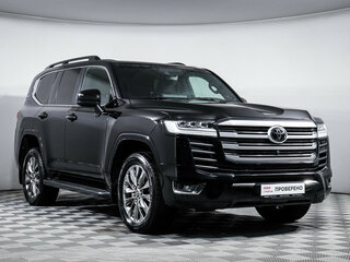 2021 Toyota Land Cruiser 300 Series, чёрный, 9106450 рублей, вид 3