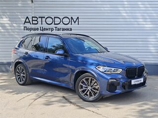 2019 BMW X5 40i IV (G05/G18), синий, 4840000 рублей, вид 3