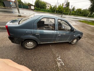 2010 Renault Logan I Рестайлинг, синий, 165000 рублей, вид 3