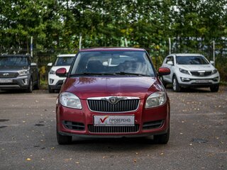 2008 Skoda Fabia II, красный, 309000 рублей, вид 3