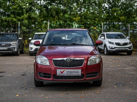 2008 Skoda Fabia II, красный, 309000 рублей, вид 3