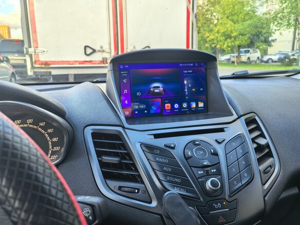 2015 Ford Fiesta Mk6 Рестайлинг, красный, 699000 рублей - вид 12