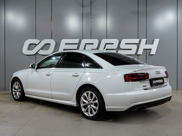 2015 Audi A6 IV (C7) Рестайлинг, белый - вид 1