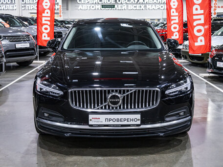 2021 Volvo S90 II Рестайлинг, чёрный, 3135900 рублей, вид 3