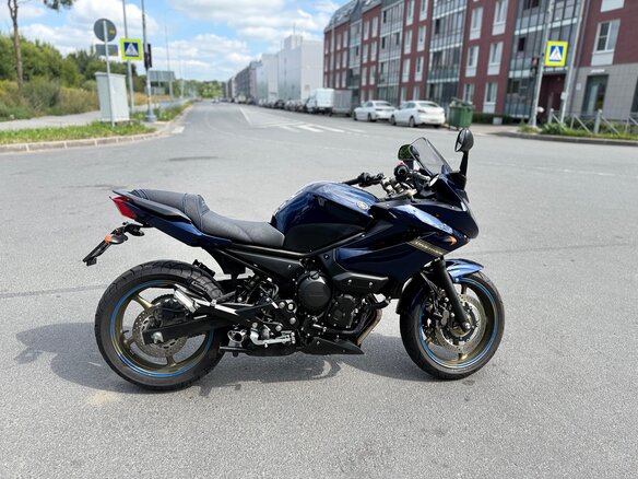 2009 Yamaha XJ6 (FZ6R), синий - вид 9
