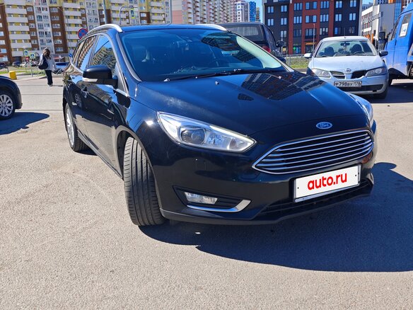 2018 Ford Focus III Рестайлинг, чёрный - вид 2