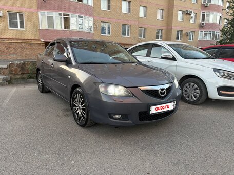 2008 Mazda 3 5-speed I (BK) Рестайлинг, серый, 410000 рублей, вид 3