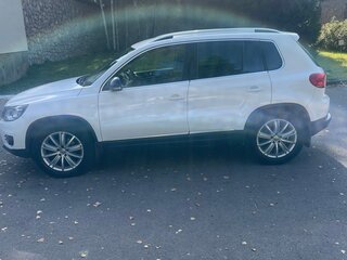 2013 Volkswagen Tiguan I Рестайлинг, белый, 1240000 рублей, вид 5