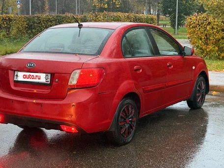 2010 Kia Rio II Рестайлинг, красный, 364000 рублей, вид 4