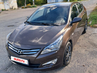 2014 Hyundai Solaris I, коричневый, 950000 рублей, вид 3