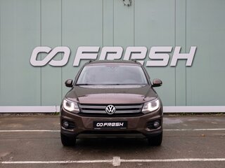 2014 Volkswagen Tiguan I Рестайлинг, коричневый, 1549000 рублей, вид 3