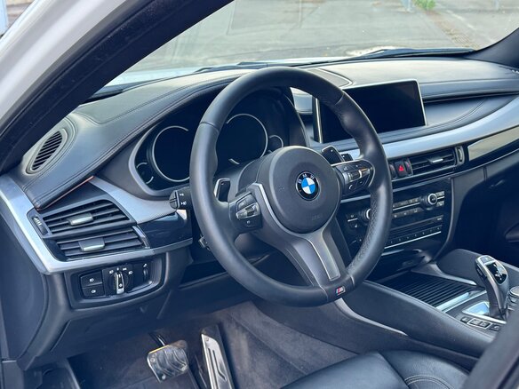 2018 BMW X6 40d II (F16), белый, 3500000 рублей - вид 14