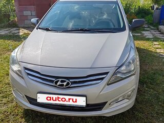 2014 Hyundai Solaris I, бежевый, 1150000 рублей, вид 1
