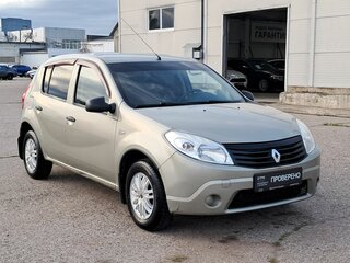 2012 Renault Sandero I, бежевый, 515000 рублей, вид 3