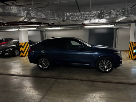 2019 BMW X4 20d II (G02), синий, 4250000 рублей, вид 5