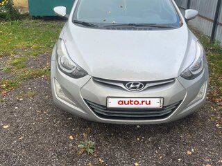 2014 Hyundai Elantra V (MD) Рестайлинг, серебристый, 1050000 рублей, вид 1