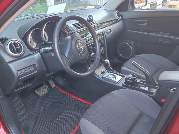 2008 Mazda 3 I (BK) Рестайлинг, красный, 600000 рублей - вид 18