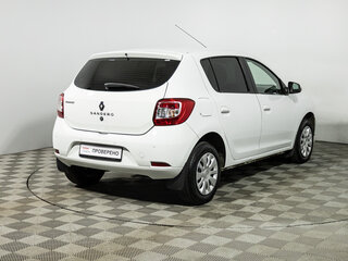 2017 Renault Sandero II, белый, 1049700 рублей, вид 5