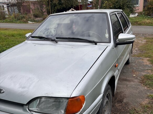 2008 Lada (ВАЗ) 2114, серебристый, 140000 рублей