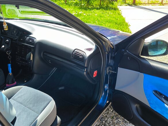 2002 Peugeot 406 I Рестайлинг, синий, 210000 рублей - вид 9