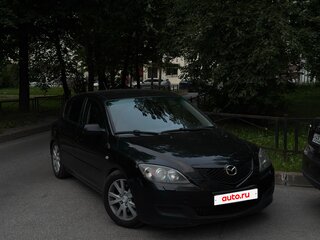 2006 Mazda 3 I (BK) Рестайлинг, чёрный, 400000 рублей, вид 3