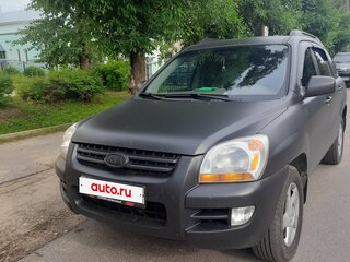 2004 Kia Sportage II, чёрный, 800000 рублей, вид 1