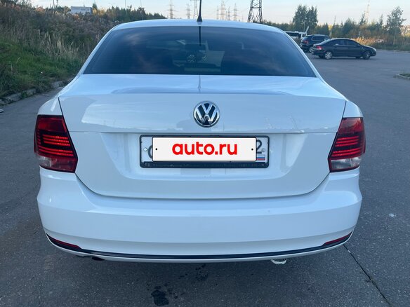 2016 Volkswagen Polo V Рестайлинг, белый - вид 5