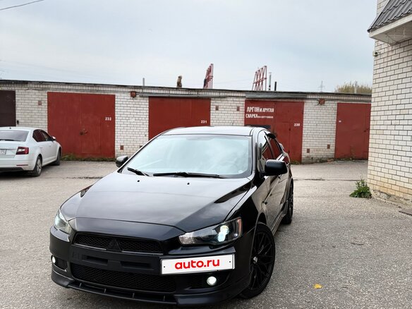2008 Mitsubishi Lancer X, чёрный, 730000 рублей - вид 1