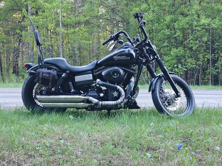 2011 Harley-Davidson Street Bob, чёрный, 920000 рублей, вид 3