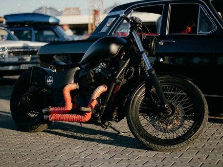 1993 Honda Steed 600, чёрный, 349000 рублей, вид 2