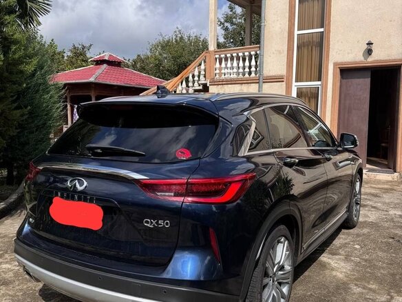 2020 Infiniti QX50 II, синий, 2600000 рублей - вид 6