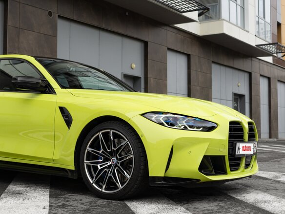 2022 BMW M3 Competition Package VI (G80), жёлтый, 9300000 рублей - вид 24