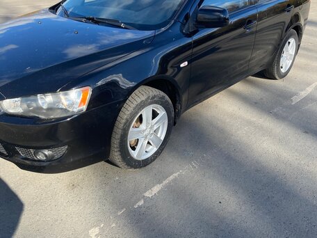 2007 Mitsubishi Lancer X, чёрный, 600000 рублей, вид 4